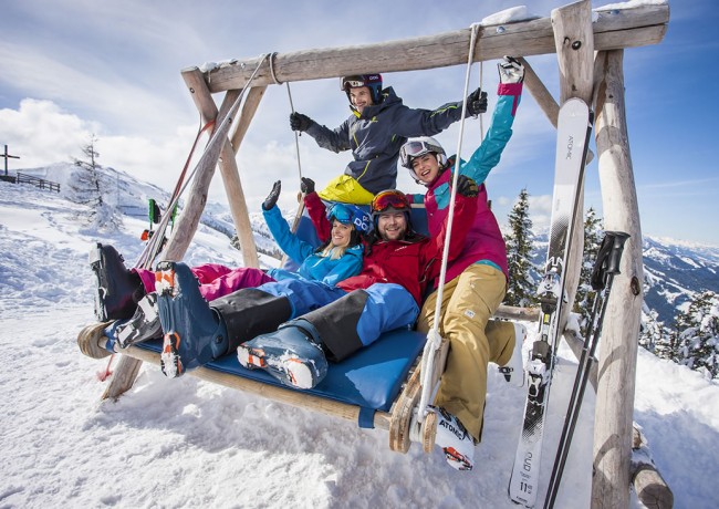 Schöne Urlaubstage im Winter © Flachau Tourismus